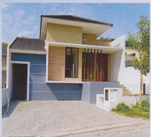 foto tampak rumah tipe 69/120 BLOK B perumahan Pandanaran Height