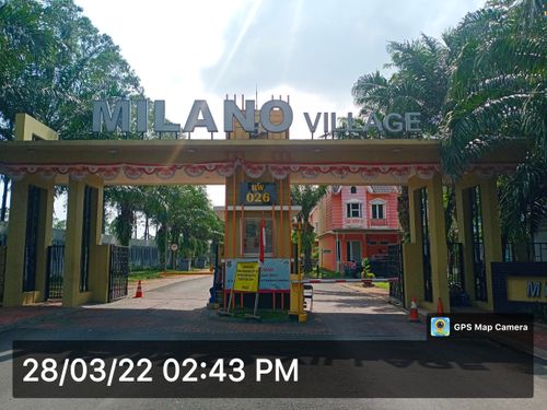foto gerbang perumahan MILANO VILLAGE 2