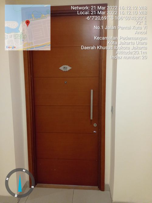 foto tampak rumah tipe PO-29L1 perumahan ANCOL MANSION