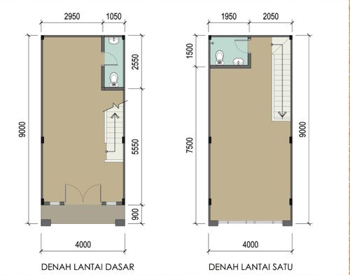 foto denah rumah tipe Standard B perumahan Ruko 91 District