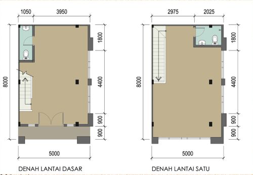 foto denah rumah tipe Hoek A perumahan Ruko 91 District