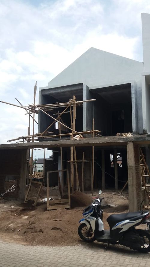 foto tampak rumah tipe Terra Serenity perumahan PT Graha Pinus Asri