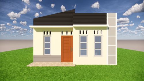 foto tampak rumah tipe 30/60 perumahan PERUMAHAN BUKIT PRINGAPUS TAHAP 2