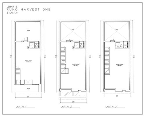 foto denah rumah tipe HARVEST ONE HO-02 (2022) perumahan GRAND HARVEST