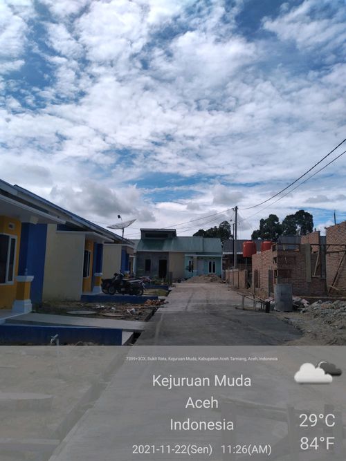 foto posisi tengah perumahan Prabu Rifa Residence II tahap 2