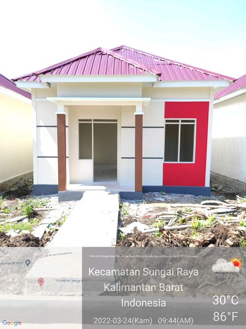 foto tampak rumah tipe 36 perumahan Permata Adinda Residence 2