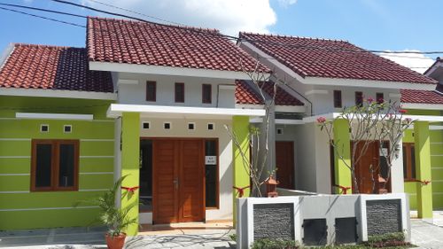 foto tampak rumah tipe FV-D perumahan PERUMAHAN BANGUNJIWO PODO ASIH