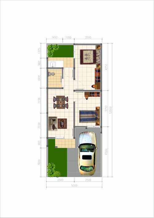 foto denah rumah tipe 36/96 perumahan Grand Victoria 2