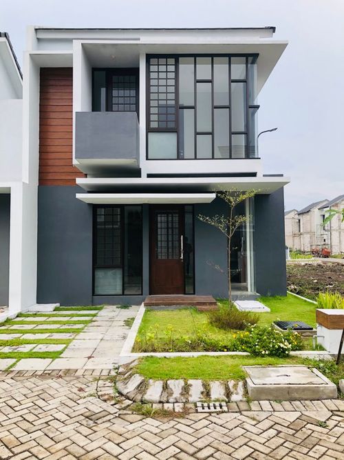 foto tampak rumah tipe 3BR+ perumahan SHOJI LAND