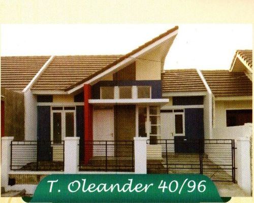 foto tampak rumah tipe OLEANDER 40/96 perumahan Griya Permata Asri