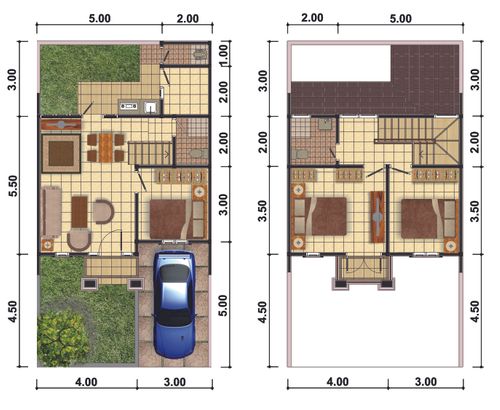 foto denah rumah tipe 90/108 perumahan Grand Victoria 1