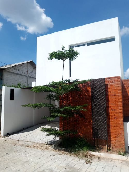 foto tampak rumah tipe TANAGI perumahan BERANDA MAS