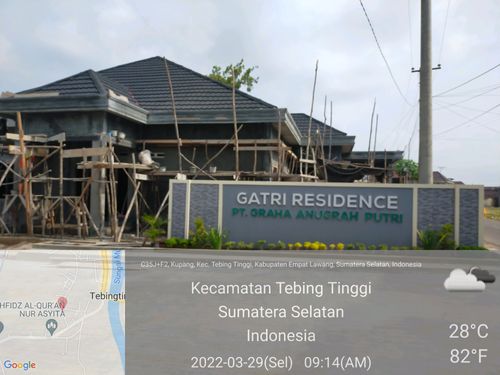 foto gerbang perumahan GATRI RESIDENCE