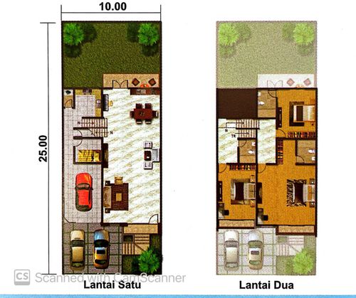 foto denah rumah tipe ARALIA (250/315) perumahan PIANO GOLF & SERENADE LAGOON - GOLF ISLAND