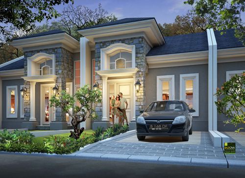 foto tampak rumah tipe 48/87 perumahan Grand Victoria 1