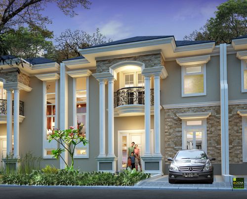 foto tampak rumah tipe 150/162 perumahan Grand Victoria 1