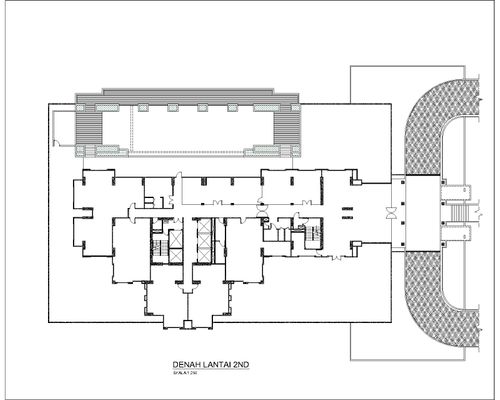 foto denah rumah tipe 4BR perumahan The Kahyangan Solo Baru Tower Apsara