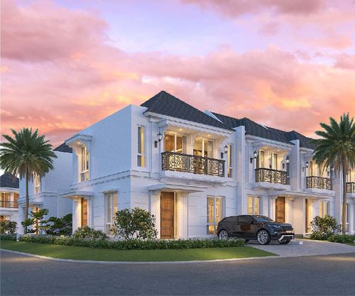 foto tampak rumah tipe Leighton perumahan CitraGran Cibubur - Danehill