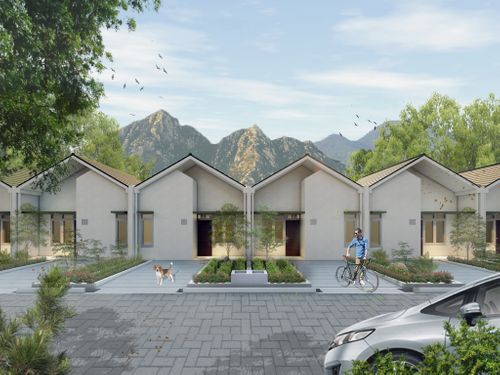 foto tampak rumah tipe 36/72 245 perumahan ALAM SANGGAR INDAH EXTENSION