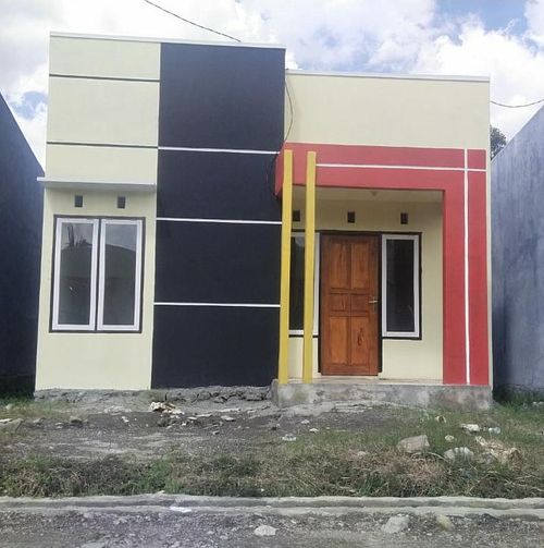 foto tampak rumah tipe 36 perumahan MERPATI KIMA VILLAGE 2