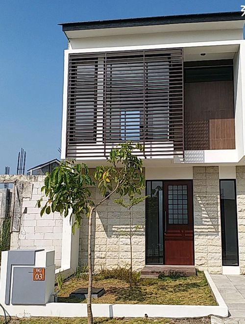 foto tampak rumah tipe 3BR Hanami perumahan SHOJI LAND