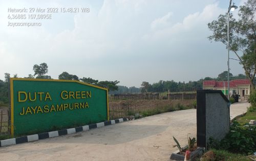 foto gerbang perumahan PERUMAHAN DUTA GREEN JAYASAMPURNA