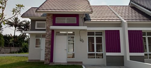 foto tampak rumah tipe 50 perumahan Bukit Cimanggu City unit II