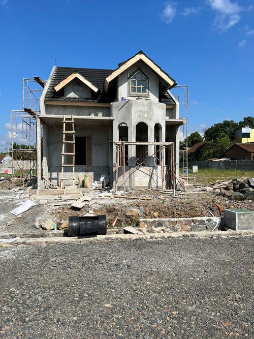 foto tampak rumah tipe 38 perumahan De Panorama Garden Tahap 2