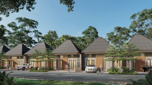 foto tampak rumah tipe 60 perumahan GRIYA MUSTIKA INDAH
