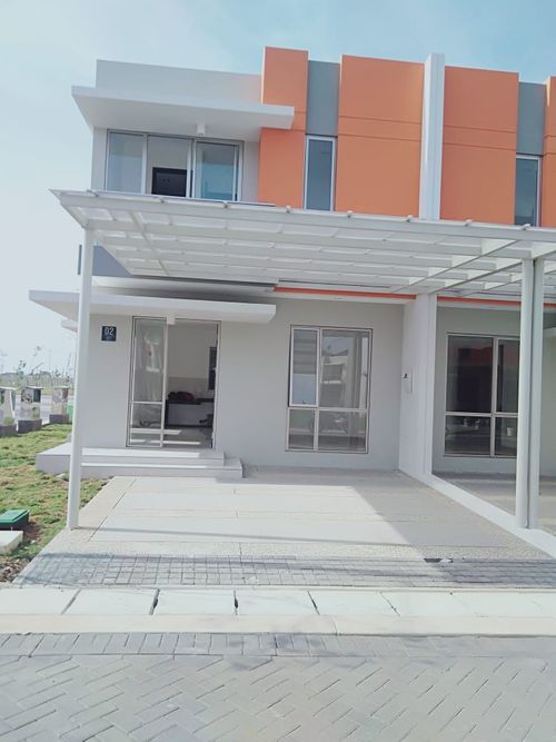 foto tampak rumah tipe ASTER perumahan PIK2 - DISTRICT 17