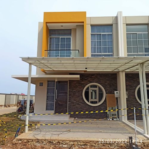 foto tampak rumah tipe FUCHIA perumahan PIK2 - DISTRICT 17