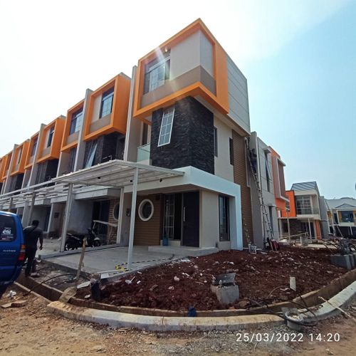 foto tampak rumah tipe HAZEL perumahan PIK2 - DISTRICT 17