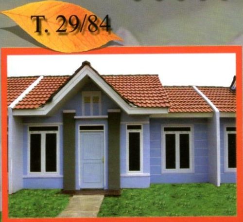 foto tampak rumah tipe 29/84 perumahan Griya Permata Asri