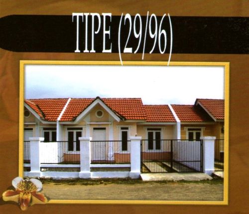 foto tampak rumah tipe 29/96 perumahan Griya Permata Asri