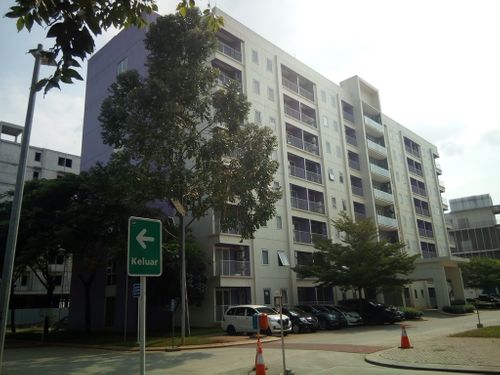 foto tampak rumah tipe ACR 2 STD 2 perumahan APARTEMENT AEROPOLIS