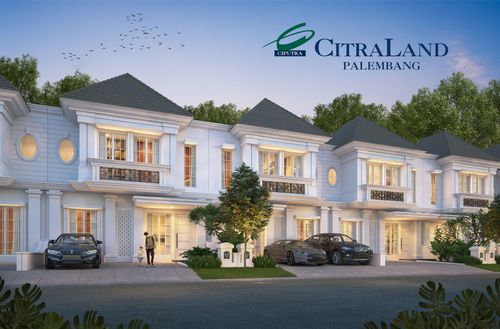 foto tampak rumah tipe Ivalo Casa perumahan CITRALAND PALEMBANG - CLUSTER INARI