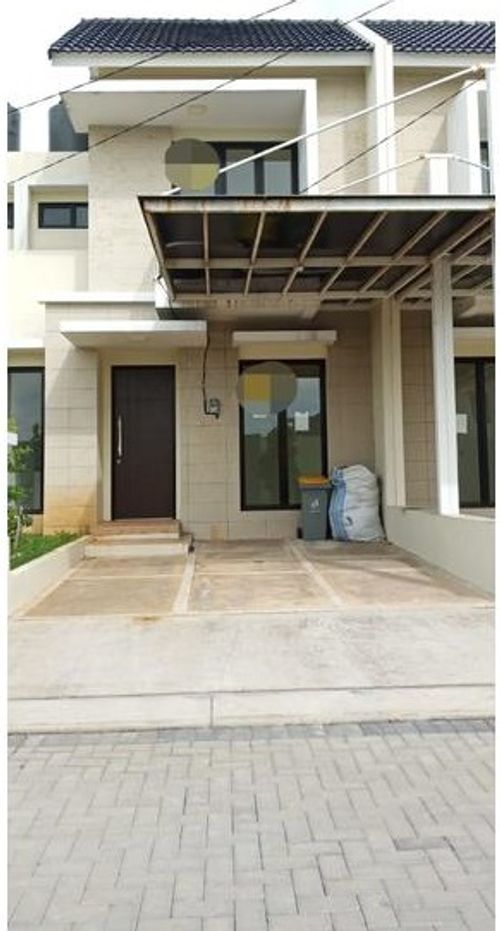 foto tampak rumah tipe 57/168 perumahan HARAPAN INDAH