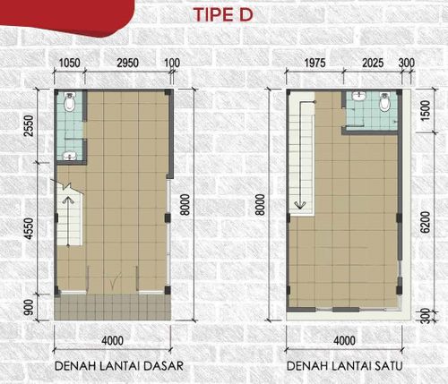 foto denah rumah tipe D (Std-Hoek) perumahan Ruko YC Hub