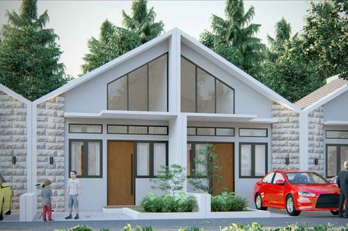 foto tampak rumah tipe 36/103 perumahan Grand Victoria 1