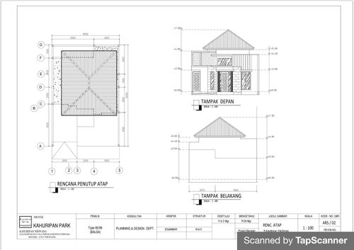 foto tampak rumah tipe Balsa perumahan KAHURIPAN PARK