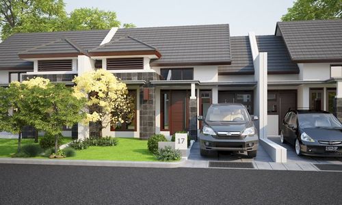 foto tampak rumah tipe 44/177 perumahan Bumi Panyawangan Cluster Rasamala dan Campaka