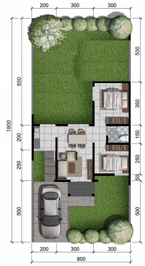 foto denah rumah tipe Magnolia 2A (17-Des-21) perumahan CitraIndah City