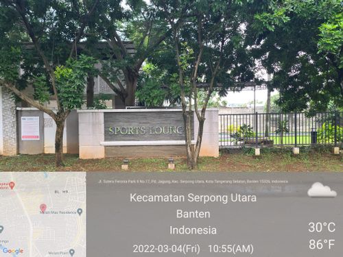foto posisi tengah perumahan SUTERA FERONIA PARK