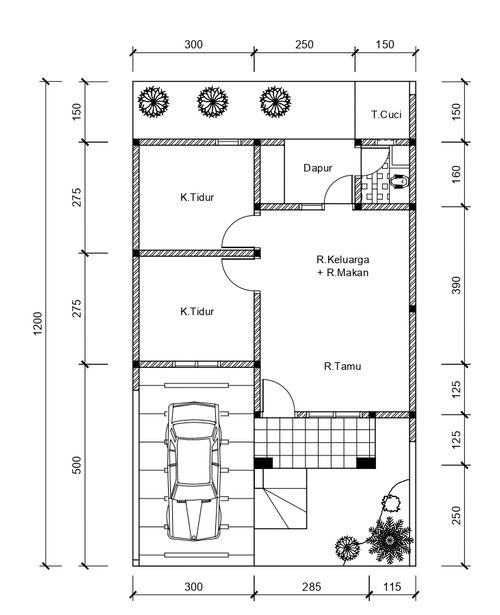 foto denah rumah tipe 48 84 A perumahan RINGIN ASRI 2