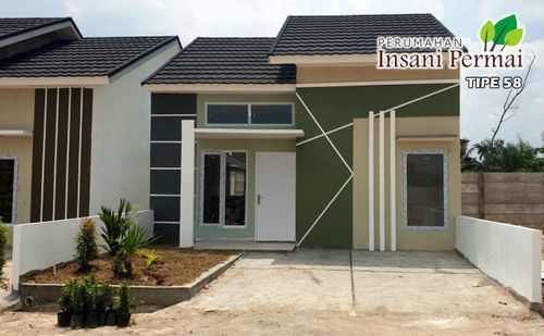 foto tampak rumah tipe Rumah Tinggal 58/134 perumahan Insani Permai