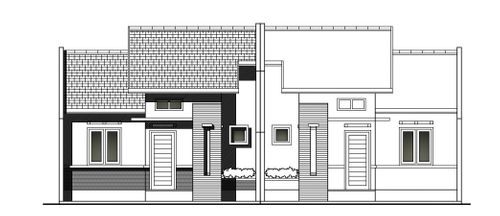 foto tampak rumah tipe 36 142 B perumahan RINGIN ASRI 2