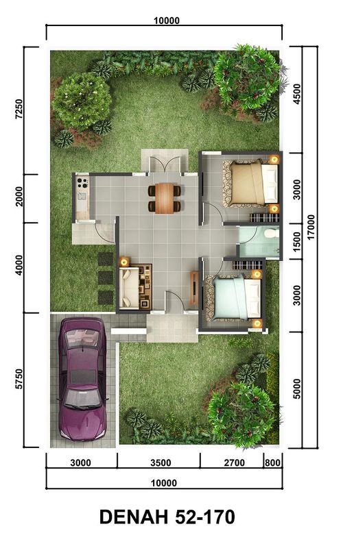 foto denah rumah tipe Jasmine 1C Hoek 272 (17-Des-21) perumahan CitraIndah City Bukit Orchid