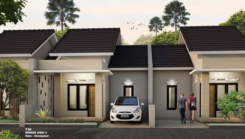 foto tampak rumah tipe 36 70 D perumahan RINGIN ASRI 2