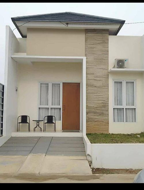 foto tampak rumah tipe 36/85 perumahan CIRUAS LAND