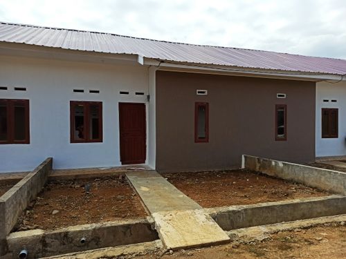 foto tampak rumah tipe 36 perumahan Bonto Biraeng Indah